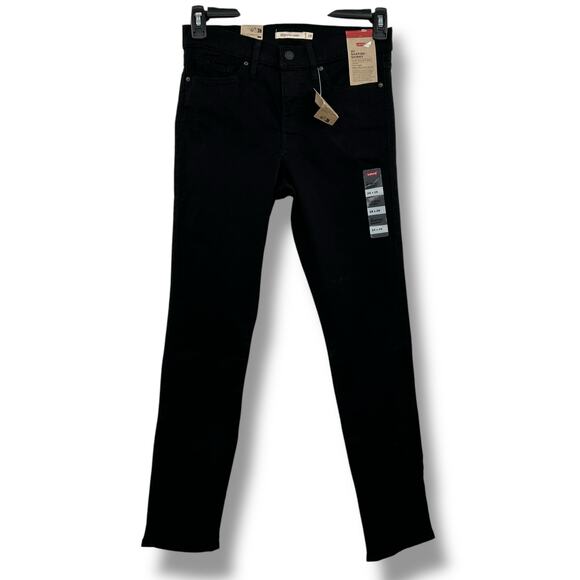Levi's Denim - NEW Levi's Black 311 Shaping Skinny Jeans Size 28 Mid Rise Tummy Slimming Denim